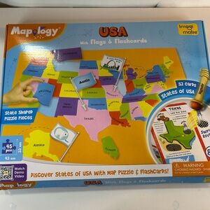 Imagimake Mapology USA with Capitals| Learning States and Capitals | Montesso